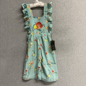 BoxLunch x Disney Little Mermaid Ariel Toddler Ruffle Romper Girls Size 4T NWT